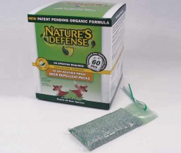 Nature’s Defense Weather Proof Deer Repellent Packs 1/2 Acre
